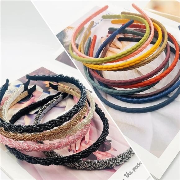 16 Pack Hair Hoops Headbands Women Girls Hair Accessories